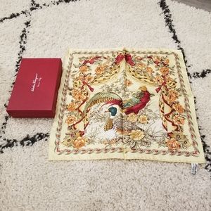 Salvatore Ferragamo silk square scarf